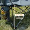 imageTIMBER RIDGE Oversized Double Camping Chairs Camping Couch 2 Person Camping Loveseat Double Folding Camp Chair with Wine Glass Holder Portable Chair for Outdoor Lawn Chairs Indoor Supports 600LBS