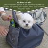 imageTIMBER RIDGE Dog Sling Dog Carrier with Adjustable Strap ampamp Zipper Pocket Dog Slings for Small Dogs with Removable Pet Pad Puppy Carrier Sling Bag Carrier for Dogs CatsGrey20lb