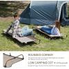 imageTIMBER RIDGE 20Second Quick SetUp Camping Cot Lightweight Aluminum Folding Cot Low Profile with Zipper Closure Portable Carry Bag for Camping Travel and Outdoors Support up to 225lbs GreenTan2 Set
