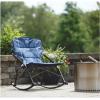 imageTIMBER RIDGE Folding Rocking Camping Chair  Portable Outdoor Rocker Chair with Carry Bag  Supports 250 lbs1 Pack