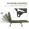 imageTimber Ridge Camping Cot Camping Cots for Adults with Comfortable Camping Mattress Portable Folding Bed Sleeping Cot Heavy Duty Tent Cot for Travel Camping BedDark Green