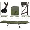 imageTimber Ridge Camping Cot Camping Cots for Adults with Comfortable Camping Mattress Portable Folding Bed Sleeping Cot Heavy Duty Tent Cot for Travel Camping BedDark Green