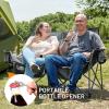 imageTimber Ridge 600 lbs Double Camping Chair UltraWide Heavy Duty Outdoor Folding Camp Couch Loveseat Camping Chairs Perfect for Campsites PatioLawn Soccer Games or Other Youth Sports SupportsGrey