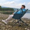 imageTIMBER RIDGE Hammock Camping Chair with Adjustable Backrest Heavy Duty Folding Hammock Chair Supports 300lbs Portable Hammock Chair for Camping Travelling and Patio Black 2 PackBlue 2 Set