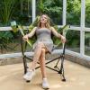 imageTIMBER RIDGE Hammock Camping Chair with Adjustable Backrest Heavy Duty Folding Hammock Chair Supports 300lbs Portable Hammock Chair for Camping Travelling and Patio Black 2 PackGreen