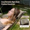 imageTIMBER RIDGE Hammock Camping Chair with Adjustable Backrest Heavy Duty Folding Hammock Chair Supports 300lbs Portable Hammock Chair for Camping Travelling and Patio Black 2 PackTan 2 Set