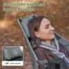 imageTIMBER RIDGE Hammock Camping Chair with Adjustable Backrest Heavy Duty Folding Hammock Chair Supports 300lbs Portable Hammock Chair for Camping Travelling and Patio Black 2 PackGrey 2 Set