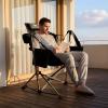 imageTIMBER RIDGE Hammock Camping Chair with Adjustable Backrest Heavy Duty Folding Hammock Chair Supports 300lbs Portable Hammock Chair for Camping Travelling and Patio Black 2 PackBlack 2 Set