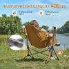 imageTIMBER RIDGE Oversized Hammock Camping Chair Swinging Chair with Adjustable Back and Seat Height Portable Folding Rocking Chair for Outdoor Lawn Backyard and Patio Supports 400lbs Black 2 PackOrange