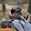 imageTIMBER RIDGE Oversized Hammock Camping Chair Swinging Chair with Adjustable Back and Seat Height Portable Folding Rocking Chair for Outdoor Lawn Backyard and Patio Supports 400lbs Black 2 PackBlack