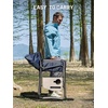 image:imageTIMBER RIDGE Heavy Duty Camping Chair with Compact Size Portable Directors Chair with Side Table and Pocket for Camping Lawn Sports and Fishing Supports Up to 400lbs BlackLoveseat Blue