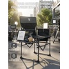 image:imageTIMBER RIDGE Heavy Duty Camping Chair with Compact Size Portable Directors Chair with Side Table and Pocket for Camping Lawn Sports and Fishing Supports Up to 400lbs BlackBlack2 Set