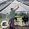 image:imageTIMBER RIDGE 15x10 FT Screen House Tent BugProof Mesh Gazebo with Dual Zippered Doors Waterproof Sunshade Canopy Shelter for 810 People Backyard BBQ Camping Picnic amp Outdoor Events