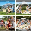 image:imageTIMBER RIDGE 15x10 FT Screen House Tent BugProof Mesh Gazebo with Dual Zippered Doors Waterproof Sunshade Canopy Shelter for 810 People Backyard BBQ Camping Picnic amp Outdoor Events