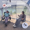 image:imageTIMBER RIDGE 15x10 FT Screen House Tent BugProof Mesh Gazebo with Dual Zippered Doors Waterproof Sunshade Canopy Shelter for 810 People Backyard BBQ Camping Picnic amp Outdoor Events