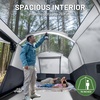 image:imageTIMBER RIDGE 8 Person Family Camping Tent with Screen Room Double Layer Waterproof Weather Resistant Big Tunnel Tent with Rainfly Carry Bag Large Family Tent for Outdoor Party 20ft x 8ft x 76inDark Grey