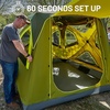 image:imageTIMBER RIDGE Camping Tent 46 Person Instant Pop Up Hub Tent with 8 Windows Easy 60 Second Setup Weather Resistant Family Cabin Tents with Rain Fly for Camping Outdoor TravelGreen