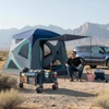 image:imageTIMBER RIDGE Camping Tent 46 Person Instant Pop Up Hub Tent with 8 Windows Easy 60 Second Setup Weather Resistant Family Cabin Tents with Rain Fly for Camping Outdoor TravelBlue