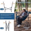 image:imageTIMBER RIDGE Hammock Camping Chair with Adjustable Backrest Heavy Duty Folding Hammock Chair Supports 300lbs Portable Hammock Chair for Camping Travelling and Patio Blue 2 PackBlue
