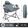 image:imageTIMBER RIDGE Hammock Camping Chair with Adjustable Backrest Heavy Duty Folding Hammock Chair Supports 300lbs Portable Hammock Chair for Camping Travelling and Patio Blue 2 PackGrey