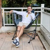 image:imageTIMBER RIDGE Hammock Camping Chair with Adjustable Backrest Heavy Duty Folding Hammock Chair Supports 300lbs Portable Hammock Chair for Camping Travelling and Patio Blue 2 PackBlue