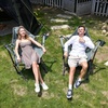 image:imageTIMBER RIDGE Hammock Camping Chair with Adjustable Backrest Heavy Duty Folding Hammock Chair Supports 300lbs Portable Hammock Chair for Camping Travelling and Patio Blue 2 PackGrey