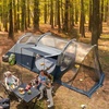 image:imageTIMBER RIDGE 8 Person Family Camping Tent with Screen Room Double Layer Waterproof Weather Resistant Big Tunnel Tent with Rainfly Carry Bag Large Family Tent for Outdoor Party 20ft x 8ft x 76inDark Grey