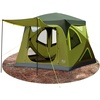 image:imageTIMBER RIDGE Camping Tent 46 Person Instant Pop Up Hub Tent with 8 Windows Easy 60 Second Setup Weather Resistant Family Cabin Tents with Rain Fly for Camping Outdoor TravelGreen