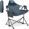 image:imageTIMBER RIDGE Hammock Camping Chair with Adjustable Backrest Heavy Duty Folding Hammock Chair Supports 300lbs Portable Hammock Chair for Camping Travelling and Patio Blue 2 PackBlue