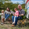 image:imageTimber Ridge 2 Pack Oversized Folding Camping Chair for Adults  Support 550 LBS Heavy Duty Chairs with Cup Holder Side Pocket for Camping Lawn PicnicNavyGreen