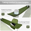 image:imageTimber Ridge 2 Pack Oversized Folding Camping Chair for Adults  Support 550 LBS Heavy Duty Chairs with Cup Holder Side Pocket for Camping Lawn PicnicNavyGreen