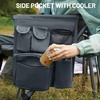 image:imageTIMBER RIDGE Oversized Folding Camping Chair High Back 500lbs  Heavy Duty Camping Chairs for Adults Cup Holder Side Pocket Cooler BagGrey2 Set