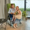 image:imageTimber Ridge Oversized Folding Rocking Camping Chair Padded Outdoor Rocker with High Back Portable Outdoor Chair for Patio Garden Lawn Supports up to 400 lbs Black  Foldable Padded Outdoor Rocker with High Back Portable Outdoor Chair for Patio Garden LawnGreen2 Pack