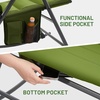 image:imageTimber Ridge Oversized Folding Rocking Camping Chair Padded Outdoor Rocker with High Back Portable Outdoor Chair for Patio Garden Lawn Supports up to 400 lbs Black  Foldable Padded Outdoor Rocker with High Back Portable Outdoor Chair for Patio Garden LawnGreen2 Pack